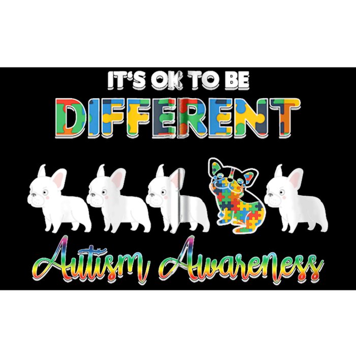 Ok Be Different Dog Puppy Puzzle Autism Awareness Autistic Zip Hoodie Bumper Sticker