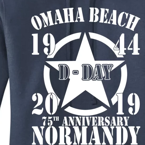 Omaha Beach Dgiftday 75th Anniversary Second World War Us Star Gift Women's Pullover Hoodie