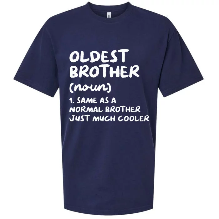 Oldest Brother Definition Sueded Cloud Jersey T-Shirt