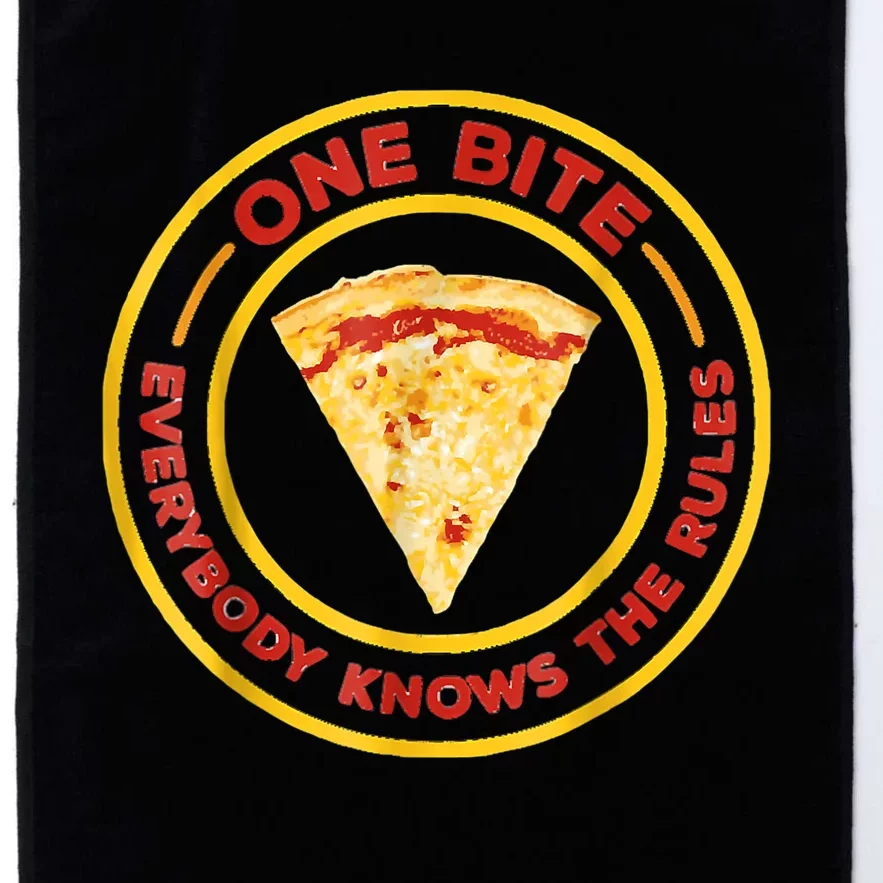 Ones Bites Everyones Knows The Rules Platinum Collection Golf Towel