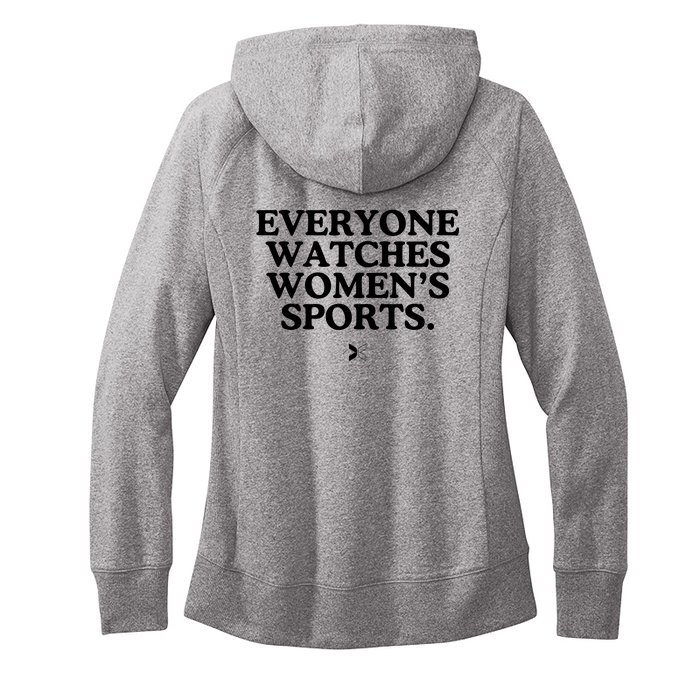 (On Back) Everyone Watches Women Sport Front & Back Women's Fleece Hoodie