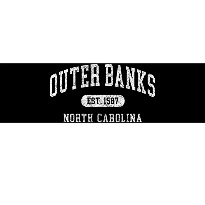 O.U.T.E.R B.A.N.K.S Est 1587 Obx North Carolina Nc Vintage Retro Bumper Sticker