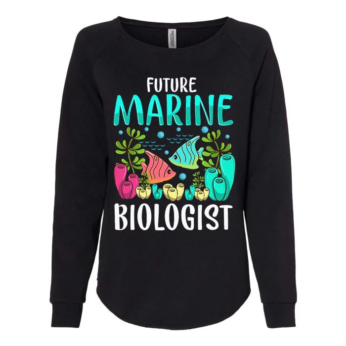 Ocean Biology Funny Children Future Marine Biologist Womens California Wash Sweatshirt