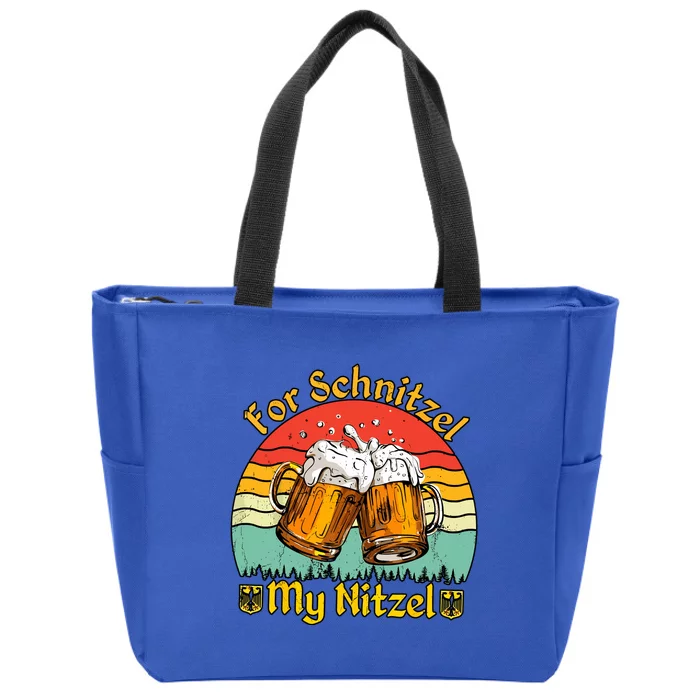 Oktoberfest Beer Festival For Schnitzel My Nitzel Zip Tote Bag