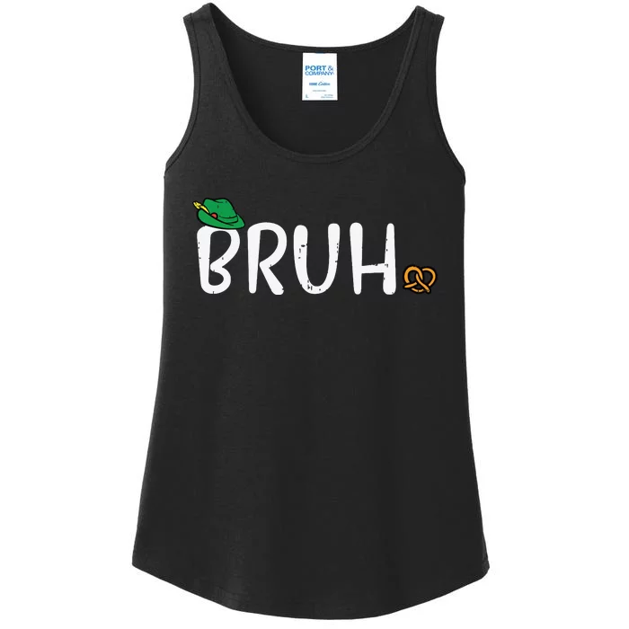 Oktoberfest Bruh Fun German Bavarian Festival Ladies Essential Tank