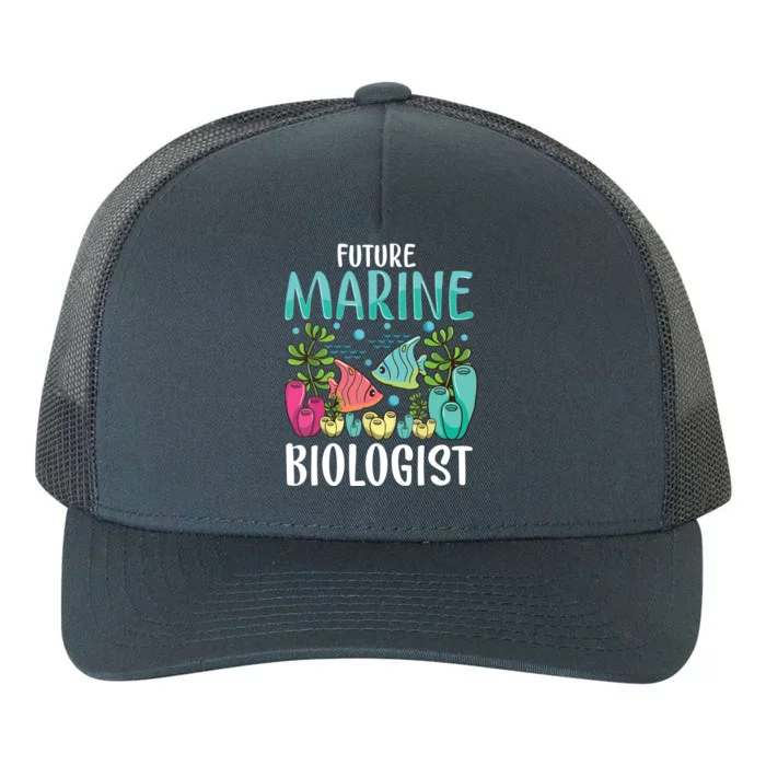 Ocean Biology Funny Children Future Marine Biologist Yupoong Adult 5-Panel Trucker Hat