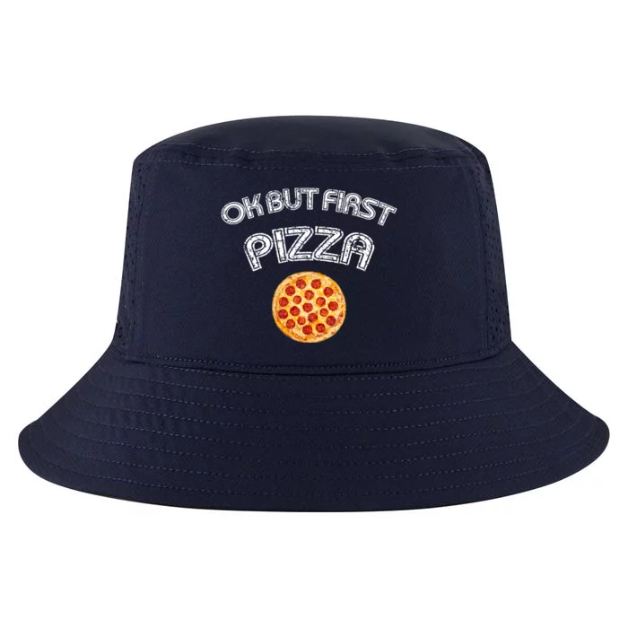 Ok But First Pizza Cool Comfort Performance Bucket Hat