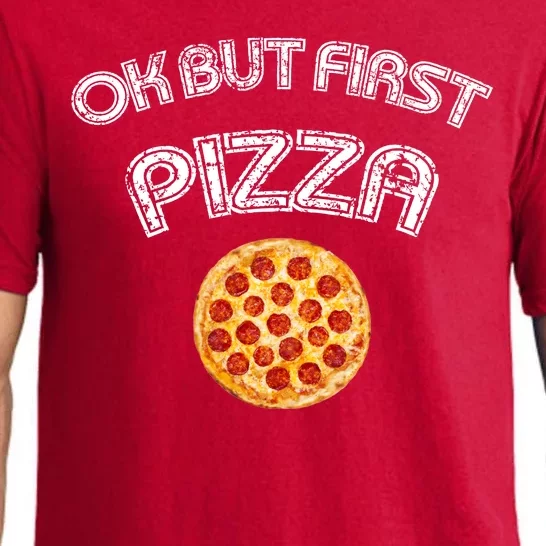 Ok But First Pizza Pajama Set