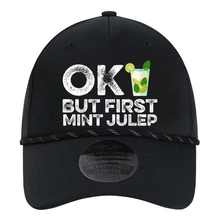 Ok But First Mint Julep Funny Cocktail Alcoholic Gift Performance The Dyno Cap