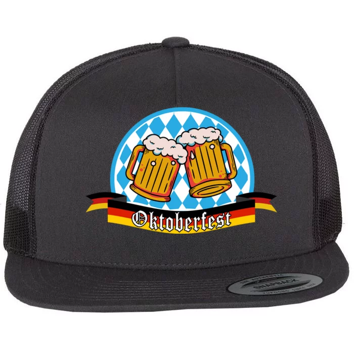 Oktoberfest Beer Festive German Holiday Flat Bill Trucker Hat