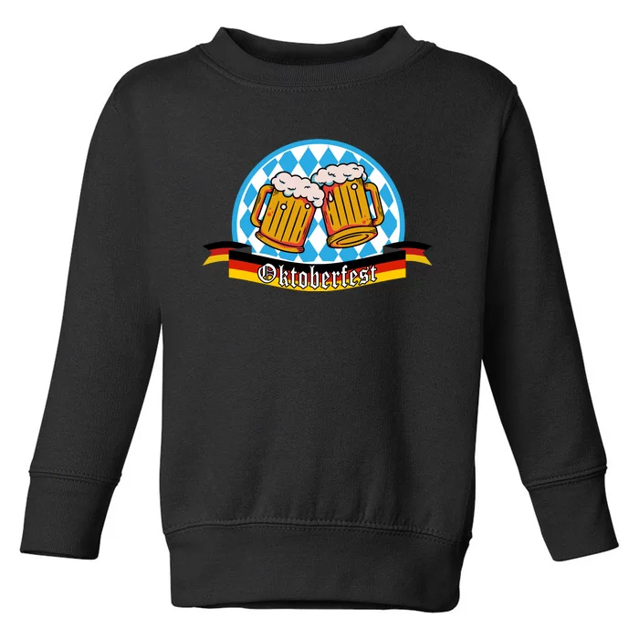 Oktoberfest Beer Festive German Holiday Toddler Sweatshirt