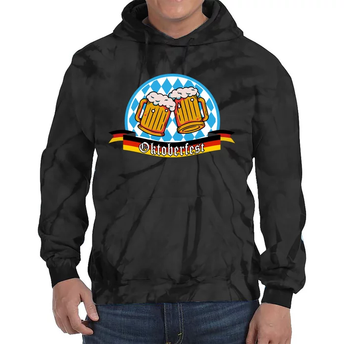 Oktoberfest Beer Festive German Holiday Tie Dye Hoodie