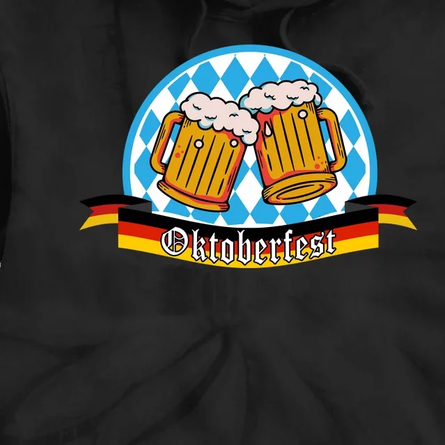 Oktoberfest Beer Festive German Holiday Tie Dye Hoodie