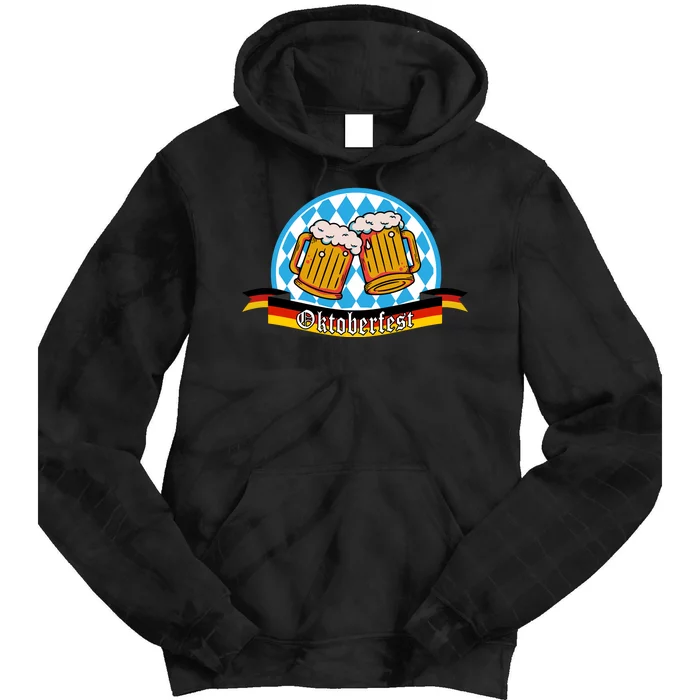 Oktoberfest Beer Festive German Holiday Tie Dye Hoodie