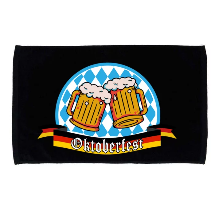 Oktoberfest Beer Festive German Holiday Microfiber Hand Towel