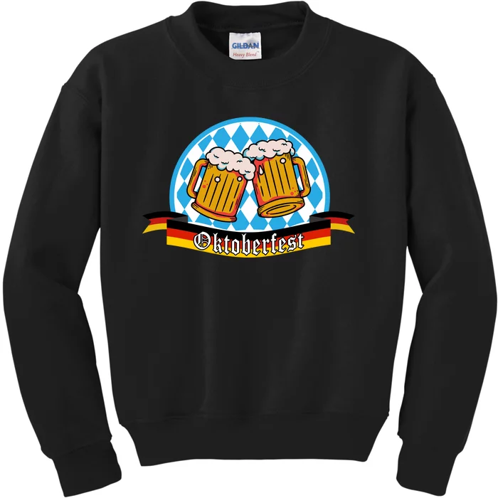 Oktoberfest Beer Festive German Holiday Kids Sweatshirt