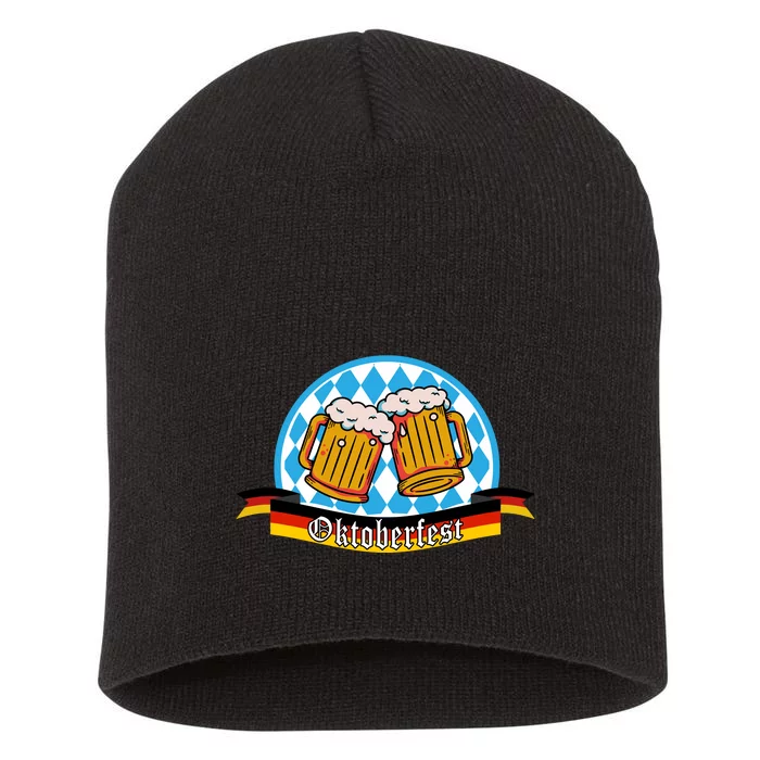 Oktoberfest Beer Festive German Holiday Short Acrylic Beanie