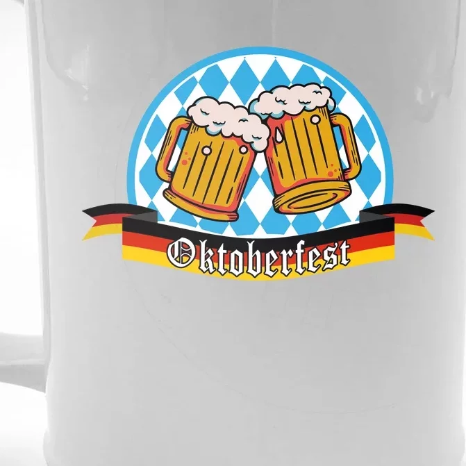 Oktoberfest Beer Festive German Holiday Front & Back Beer Stein