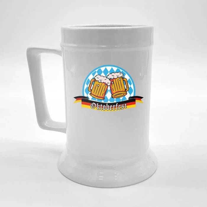 Oktoberfest Beer Festive German Holiday Front & Back Beer Stein