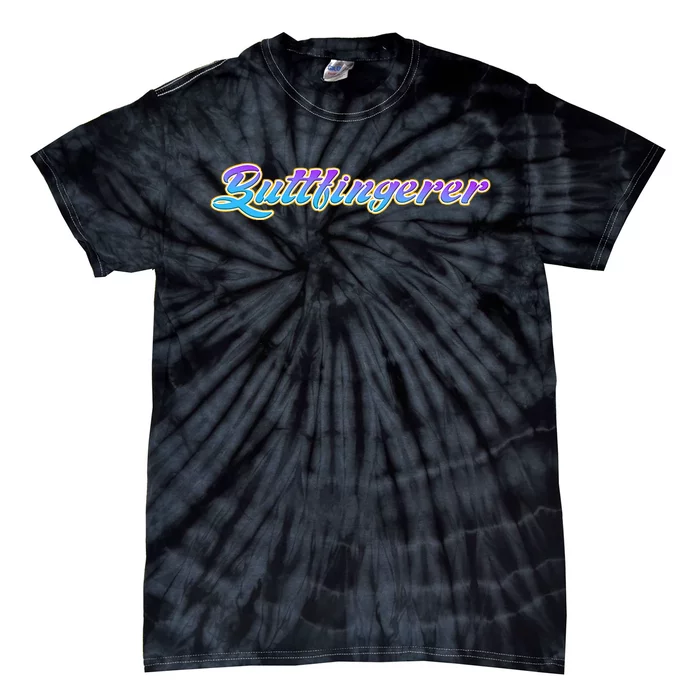 Outfit B.U.T.T.F.I.N.G.E.R.E.R Funny Bar Parody Humor S Tie-Dye T-Shirt