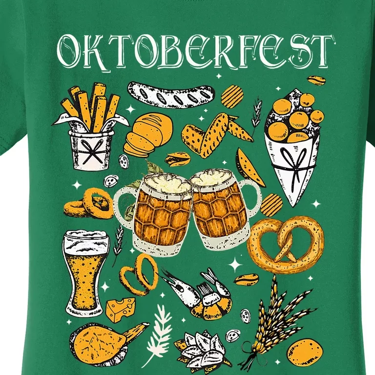 Oktoberfest Beer Festival Beer Drinking German Party Women's T-Shirt