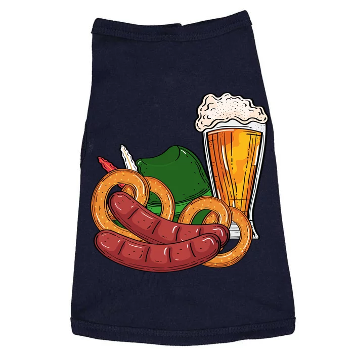 Oktoberfest Beer Food Festive Doggie Tank