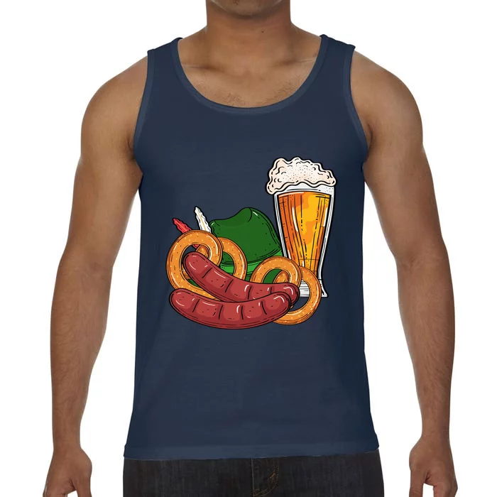 Oktoberfest Beer Food Festive Comfort Colors® Tank Top