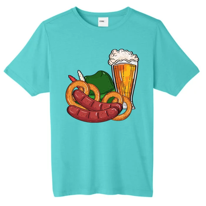 Oktoberfest Beer Food Festive ChromaSoft Performance T-Shirt