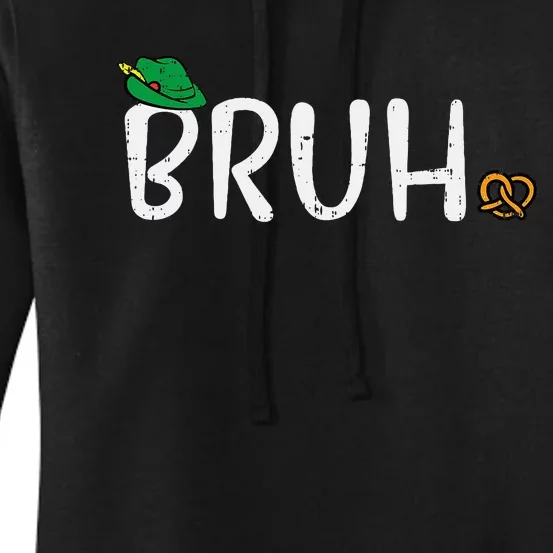 Oktoberfest Bruh Fun German Bavarian Festival Women's Pullover Hoodie