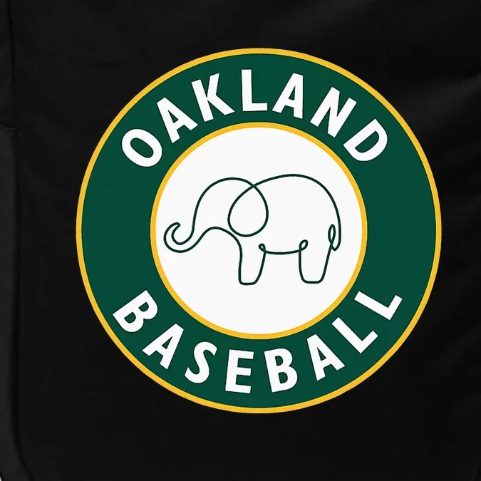 Oakland Baseball Fan Elephant Gift Impact Tech Backpack