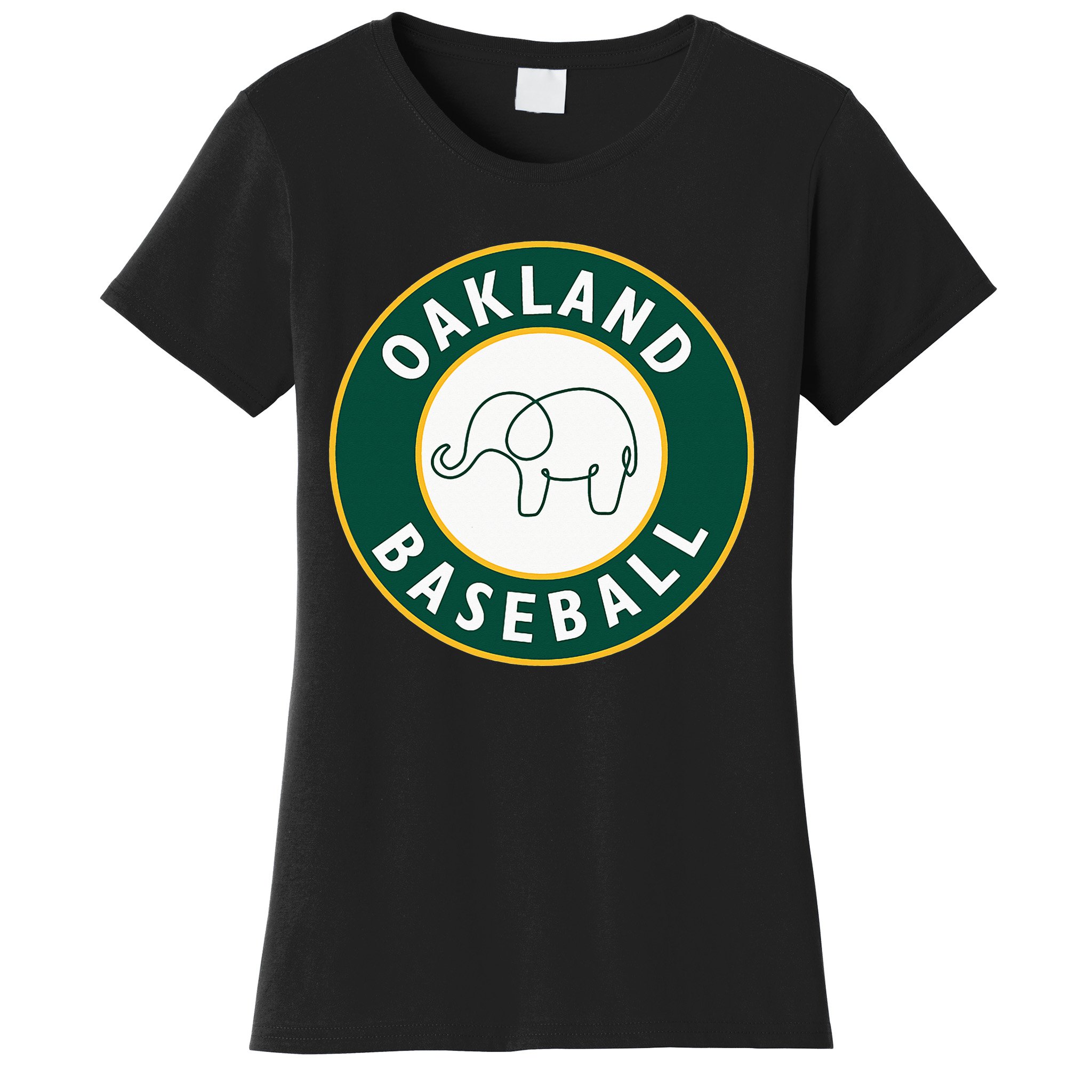  Oakland Baseball Fan Elephant Gift T-Shirt : Sports