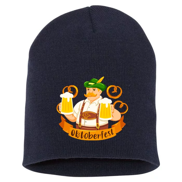 Oktoberfest Beer Festival Short Acrylic Beanie