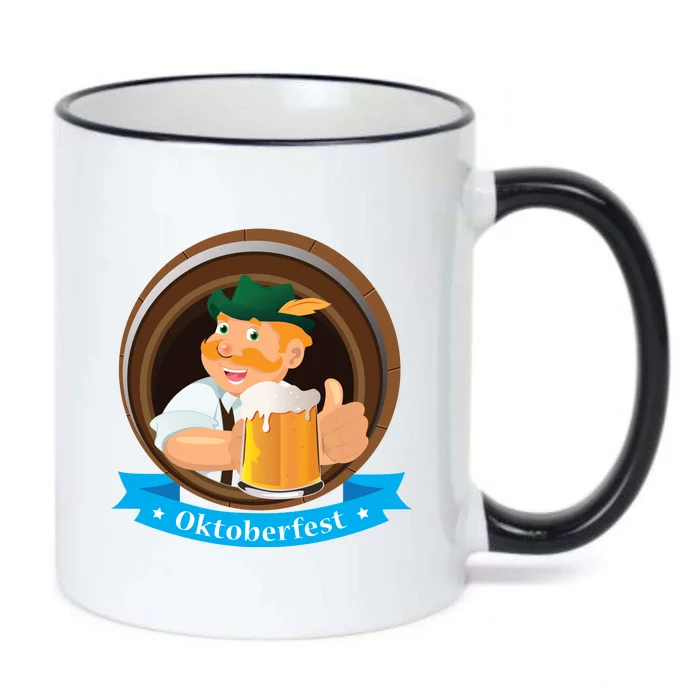 Oktoberfest Beer Festival Black Color Changing Mug