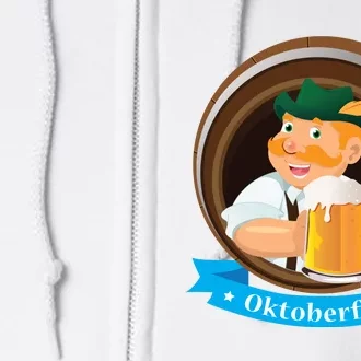 Oktoberfest Beer Festival Full Zip Hoodie