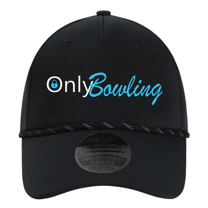 Only Bowling Funny Adult Humor Bowling Gift Performance The Dyno Cap