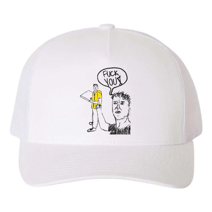 One Bite Fuck You Dragon Yupoong Adult 5-Panel Trucker Hat