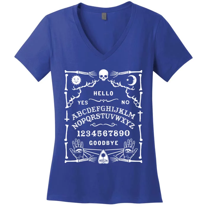 Ouija Board Great Gift Spirit Board Great Gift Women's V-Neck T-Shirt