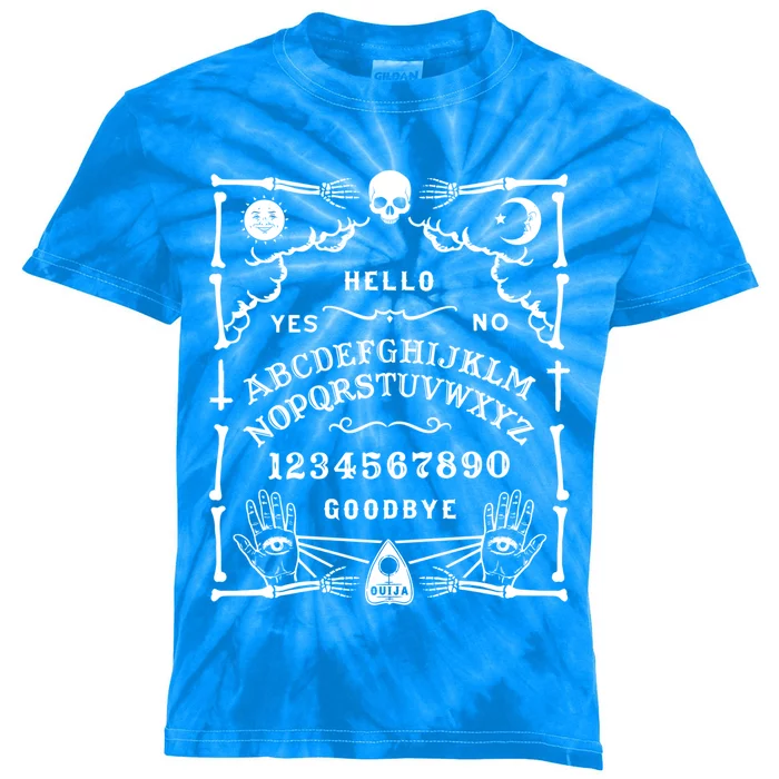 Ouija Board Great Gift Spirit Board Great Gift Kids Tie-Dye T-Shirt