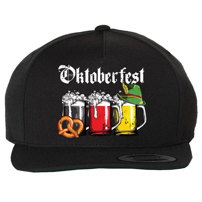 Oktoberfest Beer German Flag Drinking Mug Wool Snapback Cap