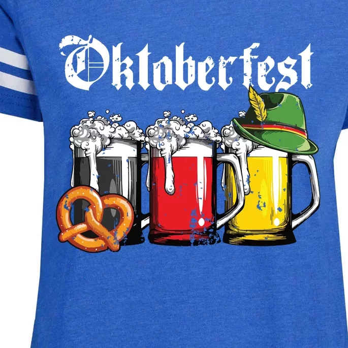 Oktoberfest Beer German Flag Drinking Mug Enza Ladies Jersey Football T-Shirt