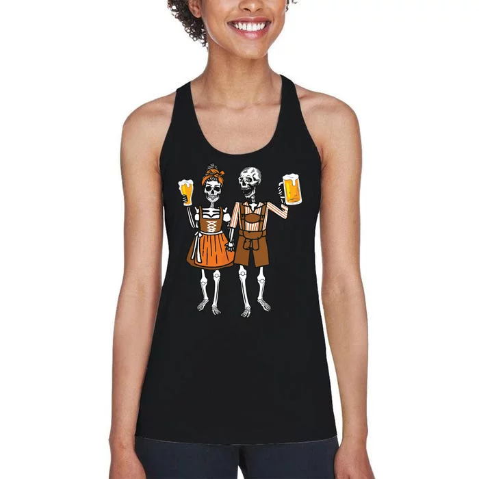 Oktoberfest Beer Germany German Funny Women's Racerback Tank