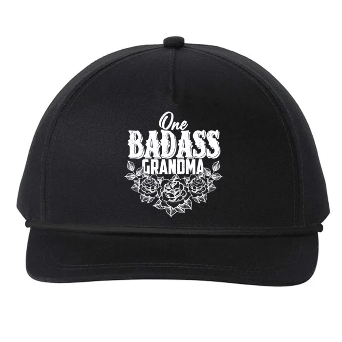 One Badass Grandma Snapback Five-Panel Rope Hat