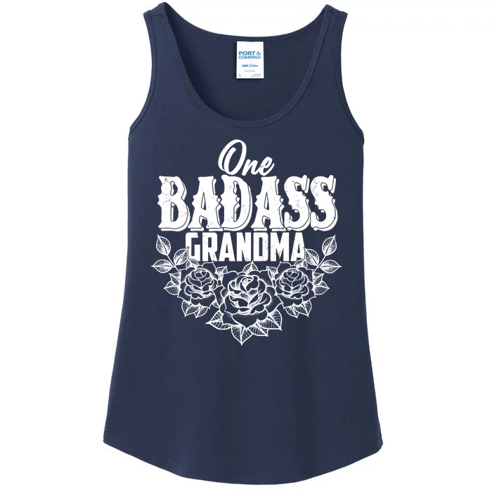 One Badass Grandma Ladies Essential Tank