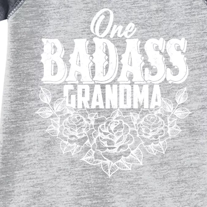 One Badass Grandma Infant Baby Jersey Bodysuit