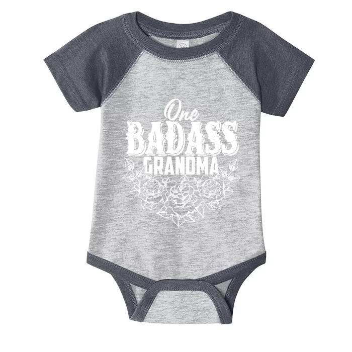 One Badass Grandma Infant Baby Jersey Bodysuit