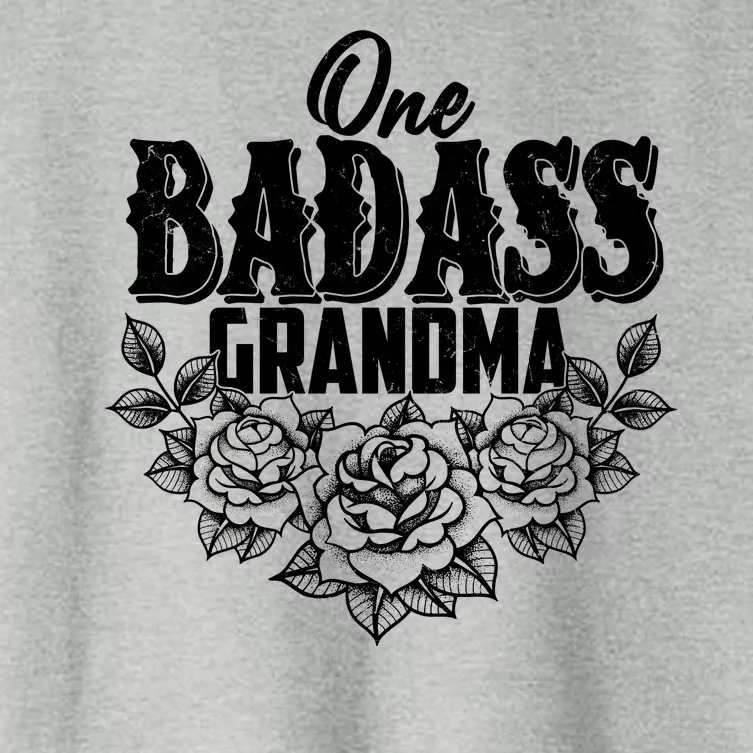 One Badass Grandma Women's Crop Top Tee