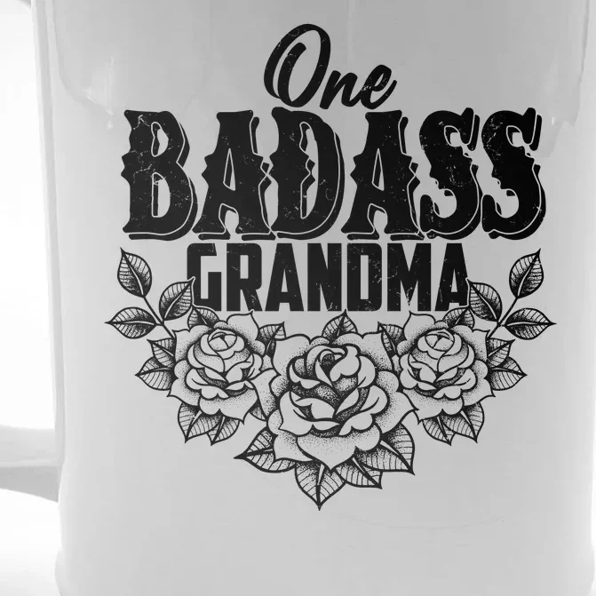 One Badass Grandma Front & Back Beer Stein