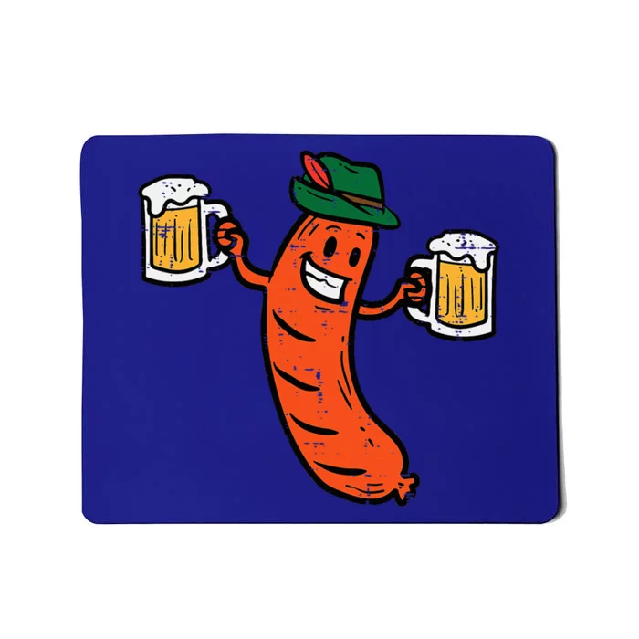 Oktoberfest Bratwurst German Sausage Costume Mousepad