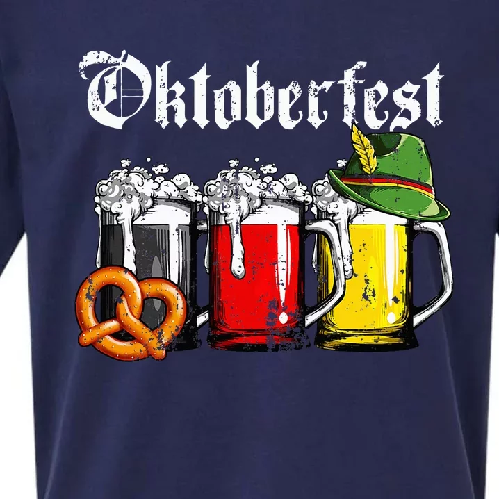 Oktoberfest Beer German Flag Clothing Women Drinking Mug Sueded Cloud Jersey T-Shirt