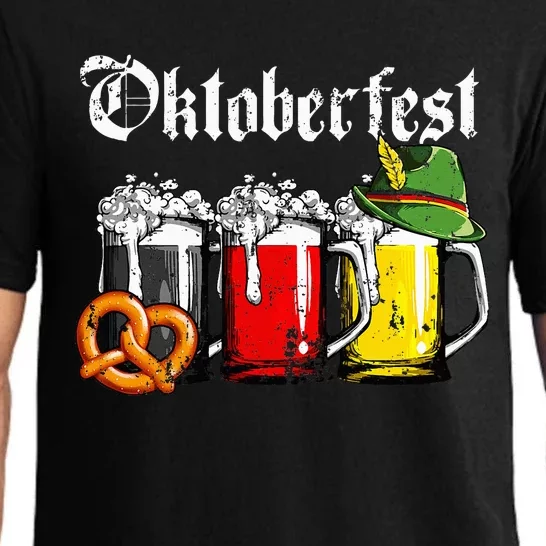 Oktoberfest Beer German Flag Funny Drinking Mug Pajama Set